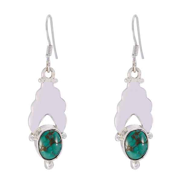 Turquoise-Spanish-Lucia-multiple-Dangle-Blue-925-Silver-Earring