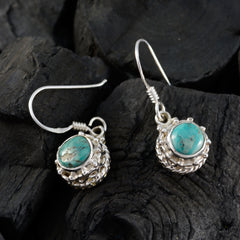 Turquoise-American-Natalie-multiple-Dangle-Blue-925-Sterling-Silver-Earring