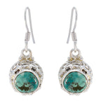 Turquoise-American-Natalie-multiple-Dangle-Blue-925-Sterling-Silver-Earring
