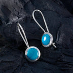 Turquoise-Mexican-Addison-Solitaire-Dangle-multicolor-925-Sterling-Silver-Earring
