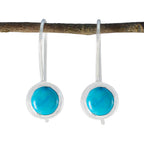 Turquoise-Mexican-Addison-Solitaire-Dangle-multicolor-925-Sterling-Silver-Earring