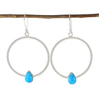 Turquoise-Australian-Wen-Solitaire-Dangle-multicolor-Silver-Earring