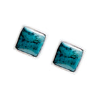 Turquoise-French-Freya-Solitaire-Stud-Blue-92.5-Silver-Earring