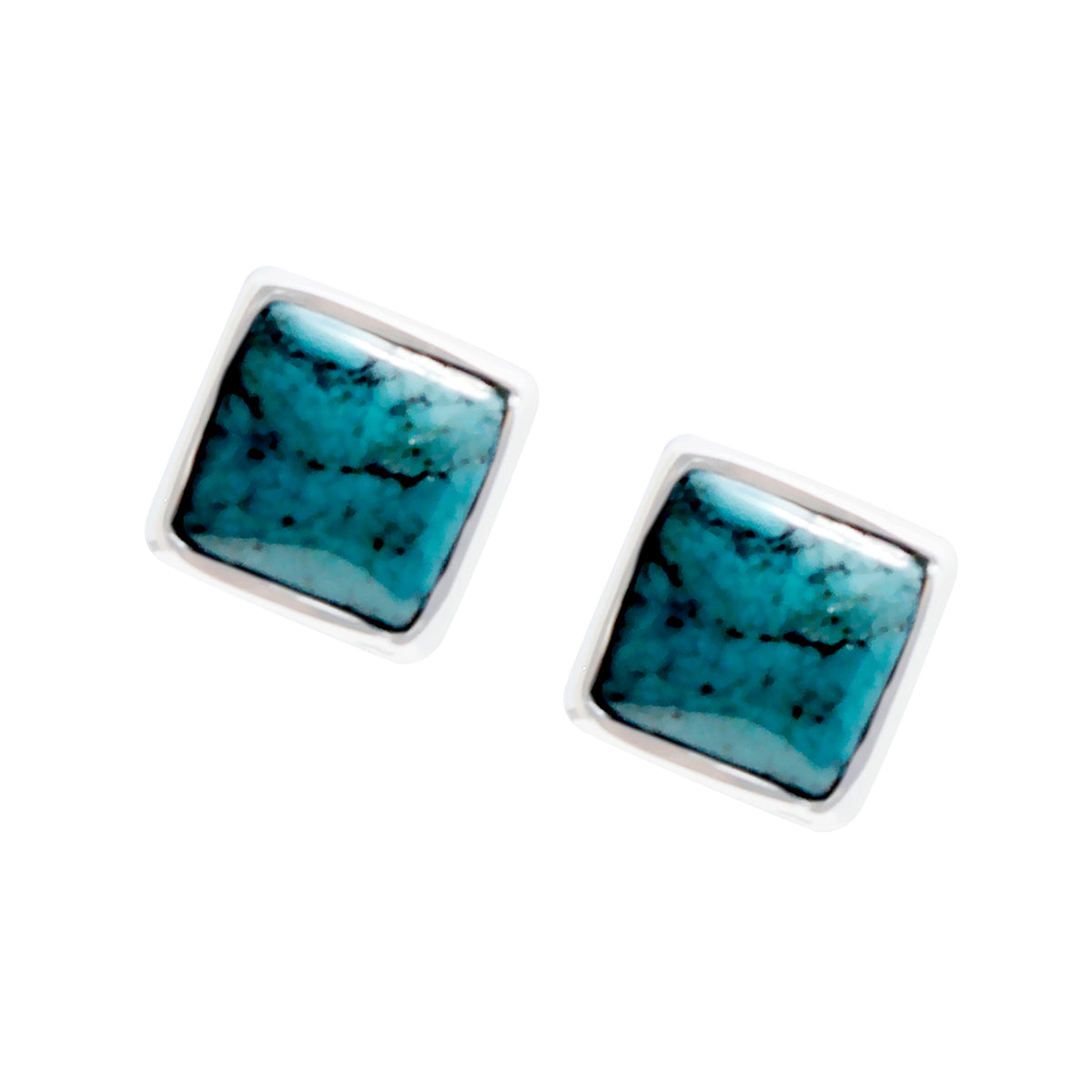 Turquoise-French-Freya-Solitaire-Stud-Blue-92.5-Silver-Earring