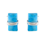Turquoise-Australian-Julieta-Solitaire-Stud-multicolor-925-Sterling-Silver-Earring