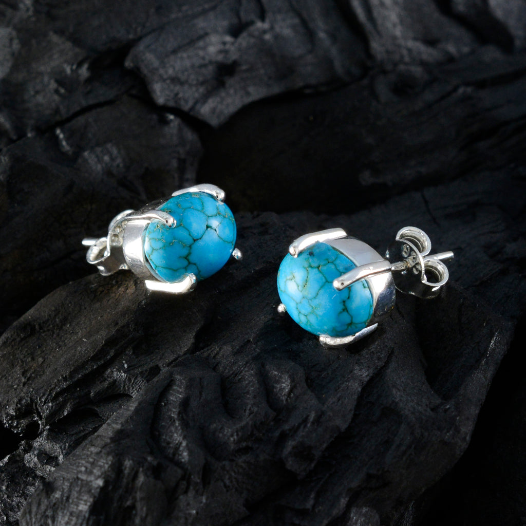 Turquoise-Australian-Rebeca-Solitaire-Stud-multicolor-92.5-Silver-Earring