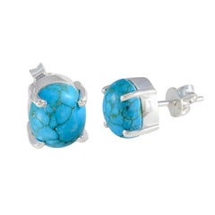 Turquoise-Australian-Rebeca-Solitaire-Stud-multicolor-92.5-Silver-Earring