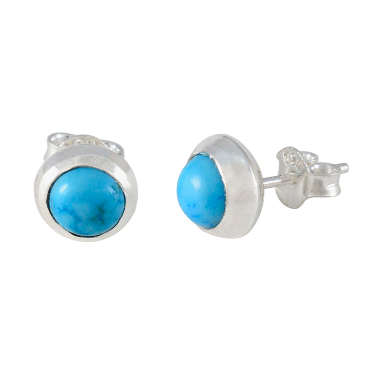 Turquoise-Spanish-Daniela-Solitaire-Stud-Blue-Sterling-Silver-Earring