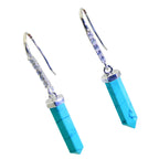 Turquoise-Spanish-Isabella-multiple-Dangle-Blue-925-Silver-Earring