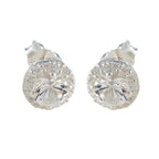 Cubic-Zirconia-American-Lourdes-multiple-Stud-White-92.5-Silver-Earring
