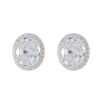 Cubic-Zirconia-Russian-Grace-multiple-Stud-White-925-Sterling-Silver-Earring