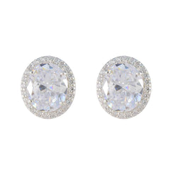 Cubic-Zirconia-Russian-Grace-multiple-Stud-White-925-Sterling-Silver-Earring
