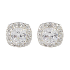 Cubic-Zirconia-African-Sofía-multiple-Stud-White-Sterling-Silver-Earring