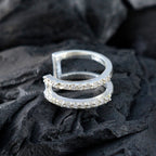 Cubic-Zirconia-French-Patricia-multiple-Stud-White-Silver-Earring