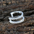 Cubic-Zirconia-French-Patricia-multiple-Stud-White-Silver-Earring