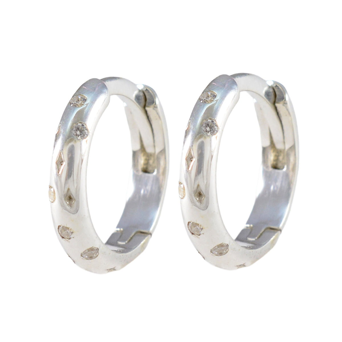 Cubic-Zirconia-American-María-multiple-Stud-White-925-Silver-Earring