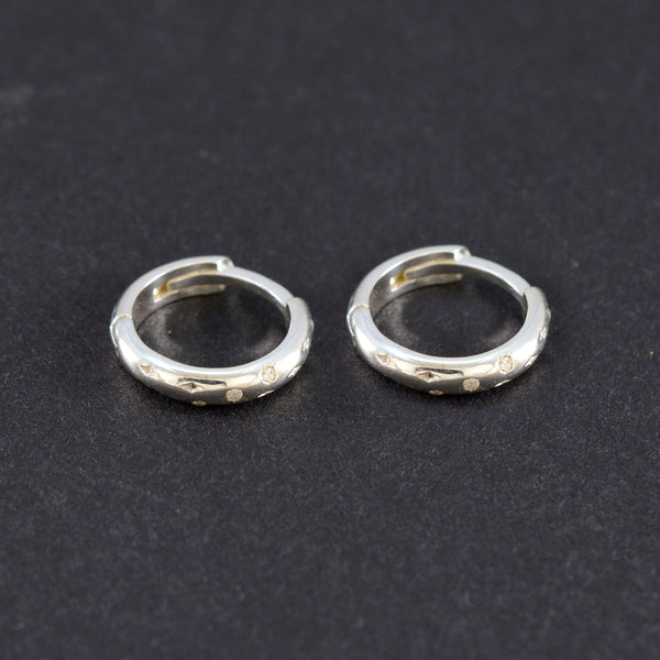 Cubic-Zirconia-American-María-multiple-Stud-White-925-Silver-Earring