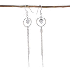 Cubic-Zirconia-American-Paula-multiple-Dangle-White-92.5-Silver-Earring