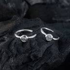 White-CZ-German-Nova-Solitaire-Dangle-White-925-Silver-Earring