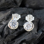 Cubic-Zirconia-American-Lourdess-multiple-Stud-White-92.5-Silver-Earring