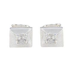 Cubic-Zirconia-Korean-Constanza-Solitaire-Stud-White-92.5-Silver-Earring