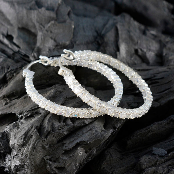 Cubic-Zirconia-Indian-Ayesha-multiple-Dangle-White-Silver-Earring