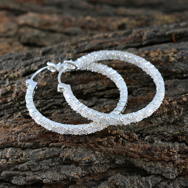 Cubic-Zirconia-Indian-Ayesha-multiple-Dangle-White-Silver-Earring