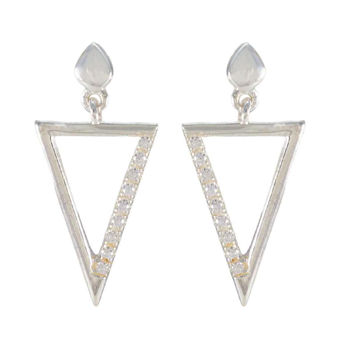 White-CZ-Moroccan-Eva-multiple-Stud-White-Silver-Earring