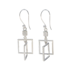 Cubic-Zirconia-Moroccan-Agustina-multiple-Dangle-White-92.5-Silver-Earring