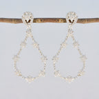 Cubic-Zirconia-Japanese-Andrea-multiple-Stud-White-925-Silver-Earring