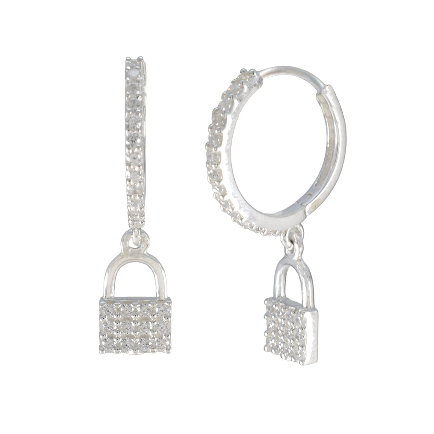Cubic-Zirconia-Italian-Antonia-multiple-Stud-White-Sterling-Silver-Earring