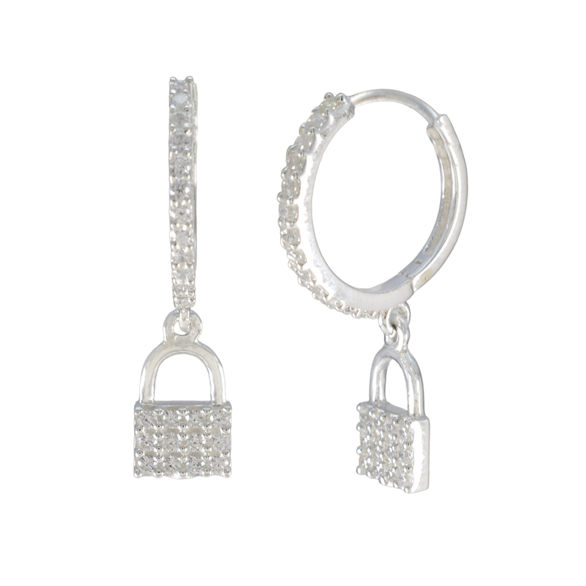 Cubic-Zirconia-Italian-Antonia-multiple-Stud-White-Sterling-Silver-Earring
