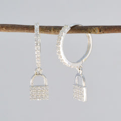 Cubic-Zirconia-Italian-Antonia-multiple-Stud-White-Sterling-Silver-Earring