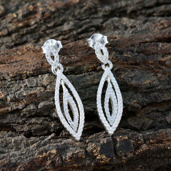 Cubic-Zirconia-Mexican-Bruna-multiple-Stud-White-Sterling-Silver-Earring