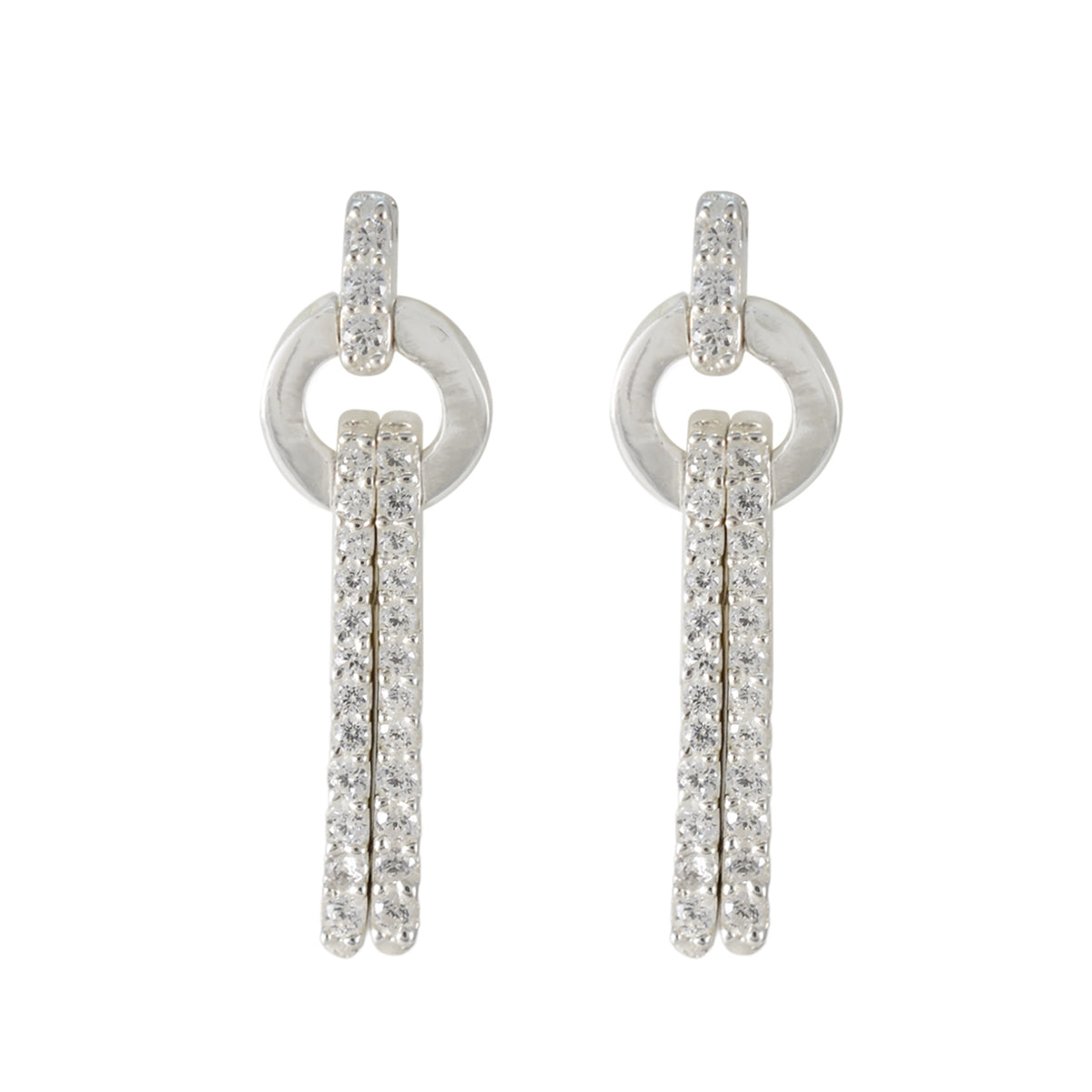 Cubic-Zirconia-Spanish-Carla-multiple-Stud-White-92.5-Silver-Earring