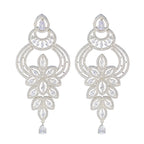Cubic-Zirconia-Indian-Kristine-multiple-Stud-White-92.5-Silver-Earring