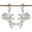 Cubic-Zirconia-Indian-Lakshmi-multiple-Stud-White-925-Sterling-Silver-Earring