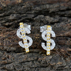 Cubic-Zirconia-Turkish-María-multiple-Stud-White-92.5-Silver-Earring