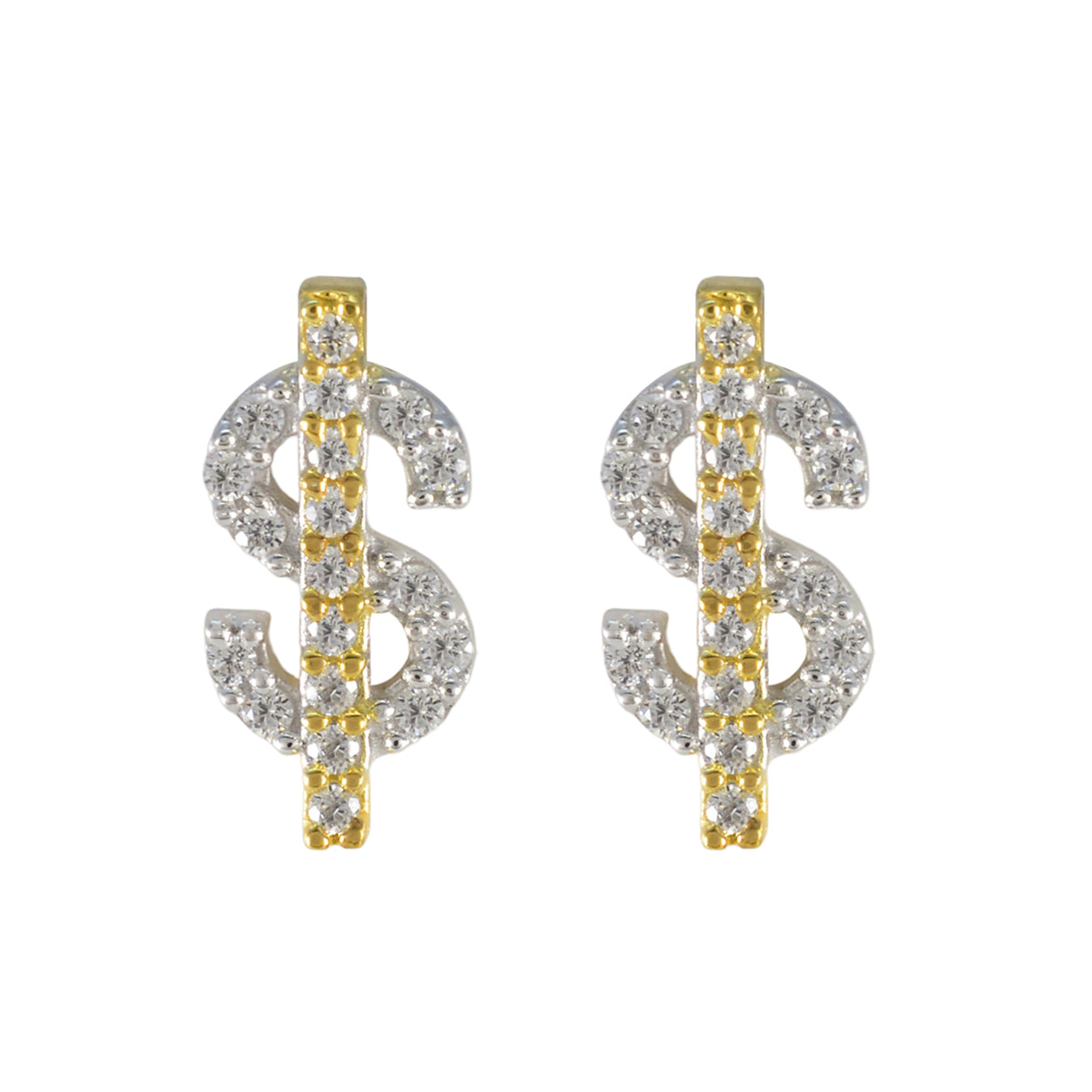 Cubic-Zirconia-Turkish-María-multiple-Stud-White-92.5-Silver-Earring