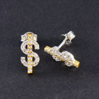 Cubic-Zirconia-Turkish-María-multiple-Stud-White-92.5-Silver-Earring