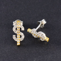 Cubic-Zirconia-Turkish-María-multiple-Stud-White-92.5-Silver-Earring