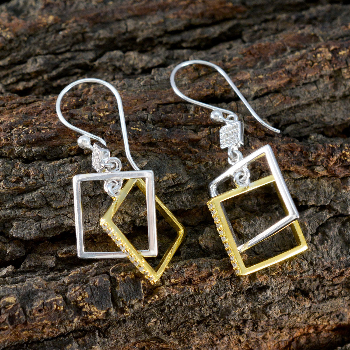 Cubic-Zirconia-Egyptian-Alejandra-multiple-Dangle-White-925-Sterling-Silver-Earring