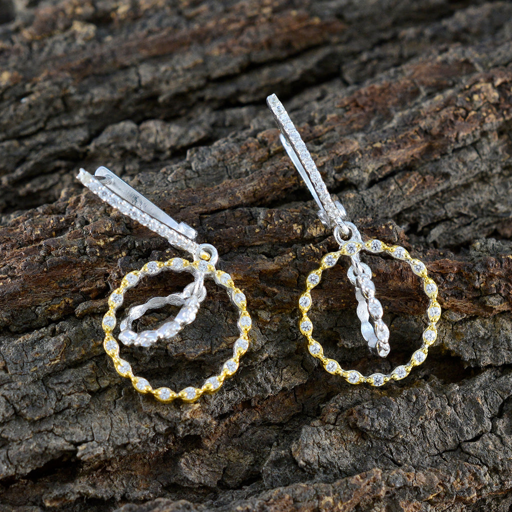Cubic-Zirconia-Korean-Ana-multiple-Stud-White-Sterling-Silver-Earring