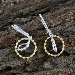 Cubic-Zirconia-Korean-Ana-multiple-Stud-White-Sterling-Silver-Earring