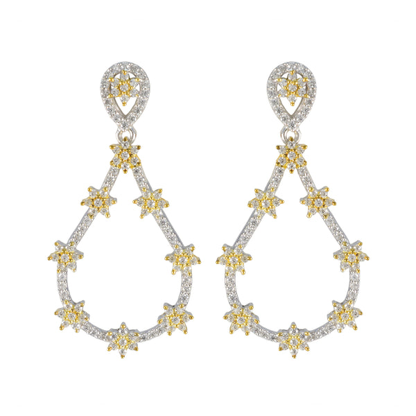 Cubic-Zirconia-Turkish-Ángeles-multiple-Stud-White-92.5-Silver-Earring