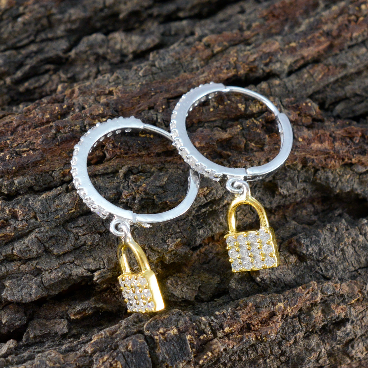 Cubic-Zirconia-Middle-Eastern-Bianca-multiple-Stud-White-Silver-Earring