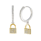 Cubic-Zirconia-Middle-Eastern-Bianca-multiple-Stud-White-Silver-Earring