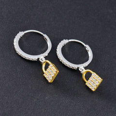 Cubic-Zirconia-Middle-Eastern-Bianca-multiple-Stud-White-Silver-Earring