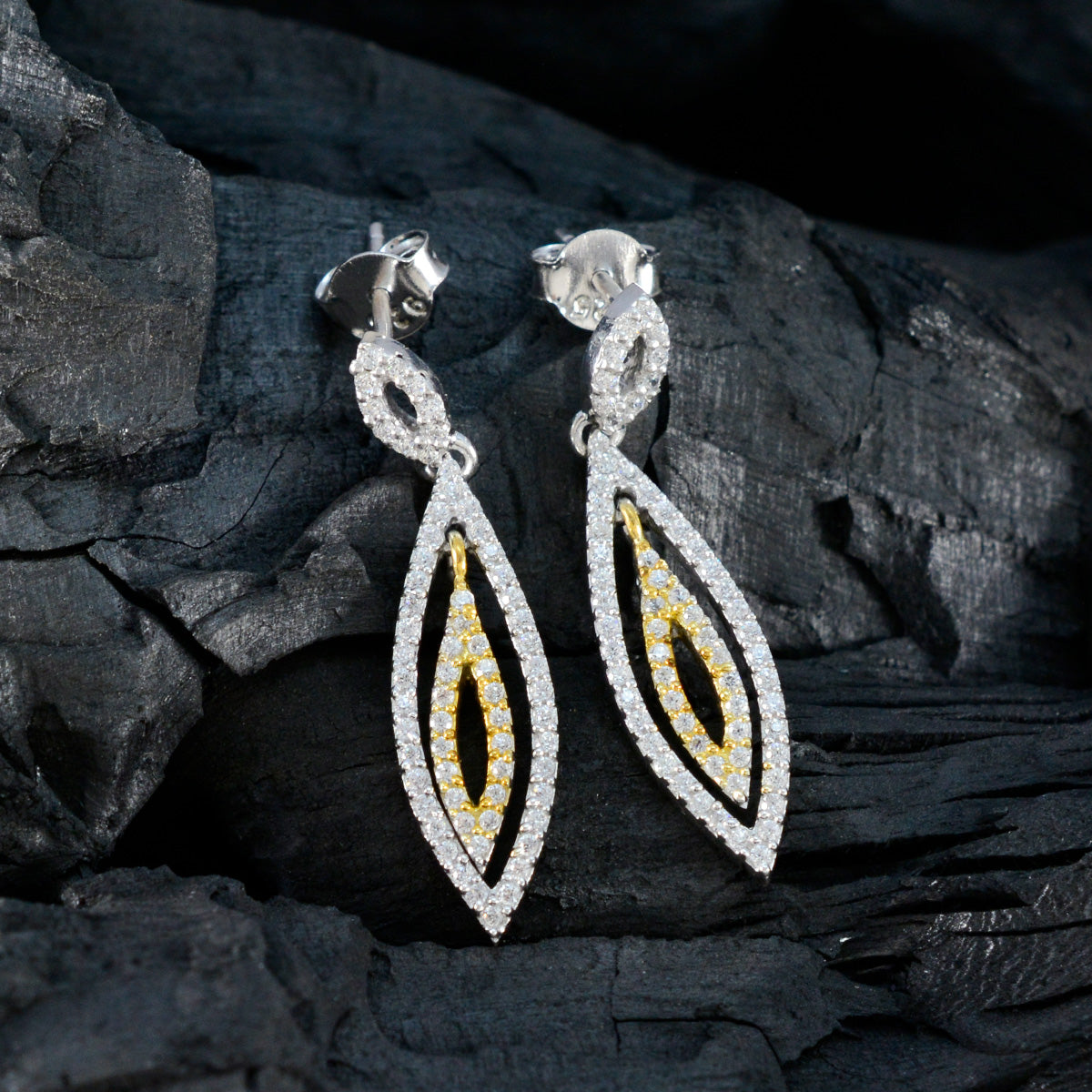 Cubic-Zirconia-Australian-Camila-multiple-Stud-White-925-Silver-Earring