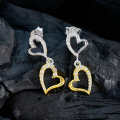 Cubic-Zirconia-French-Cecilia-multiple-Stud-White-Silver-Earring